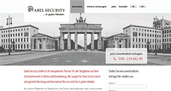 Desktop Screenshot of gabel-security.de